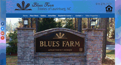 Desktop Screenshot of bluesfarmapartments.com